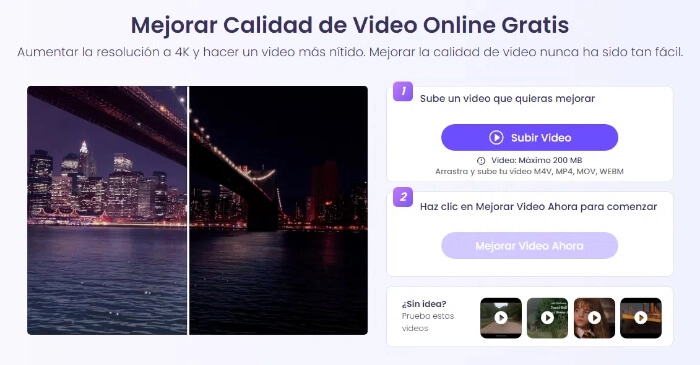 vidnoz ai mejorador de video