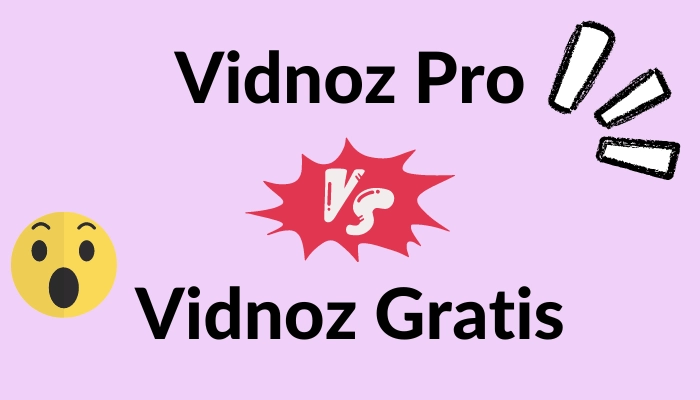 Vidnoz Gratis vs Vidnoz Pro