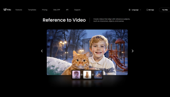 vidu ai video de referencia