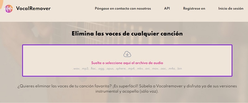 VocalRemover Elimina Voces