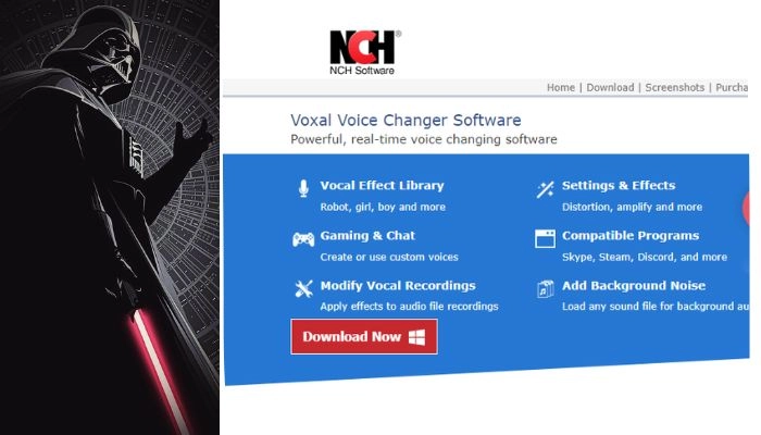 Voz de Darth Vader - Voxal Voice Changer