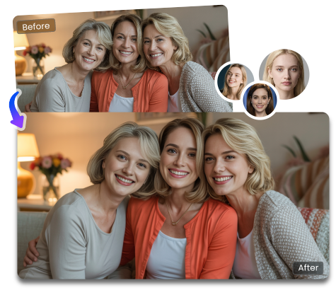 Característica 3 - Multiple Face Swap Gratis