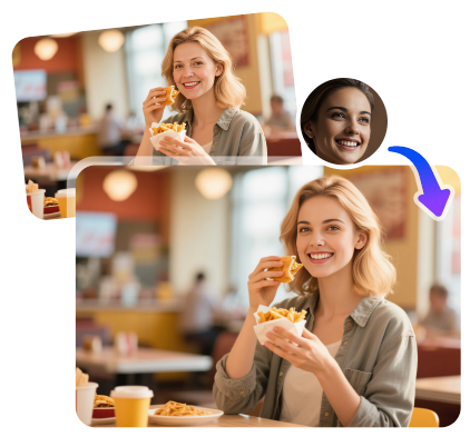 face swap para marketing personalizado