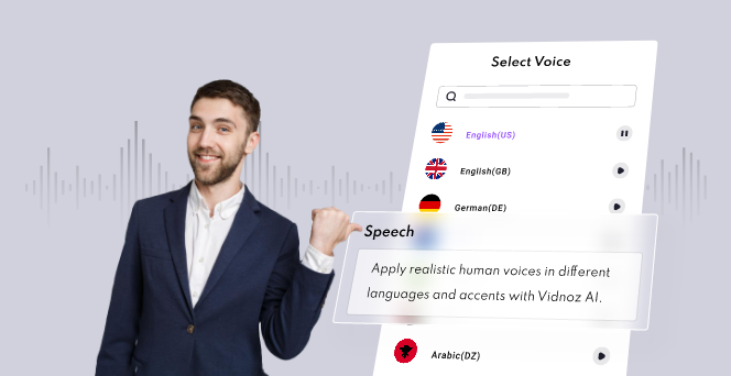Crea Voces de IA con Vidnoz AI