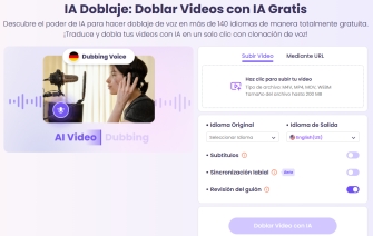 Doblar Video con IA